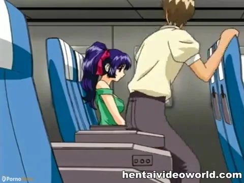 A threesome, a oral on the airplane and a fresh biotch for the gathering – Manga porn